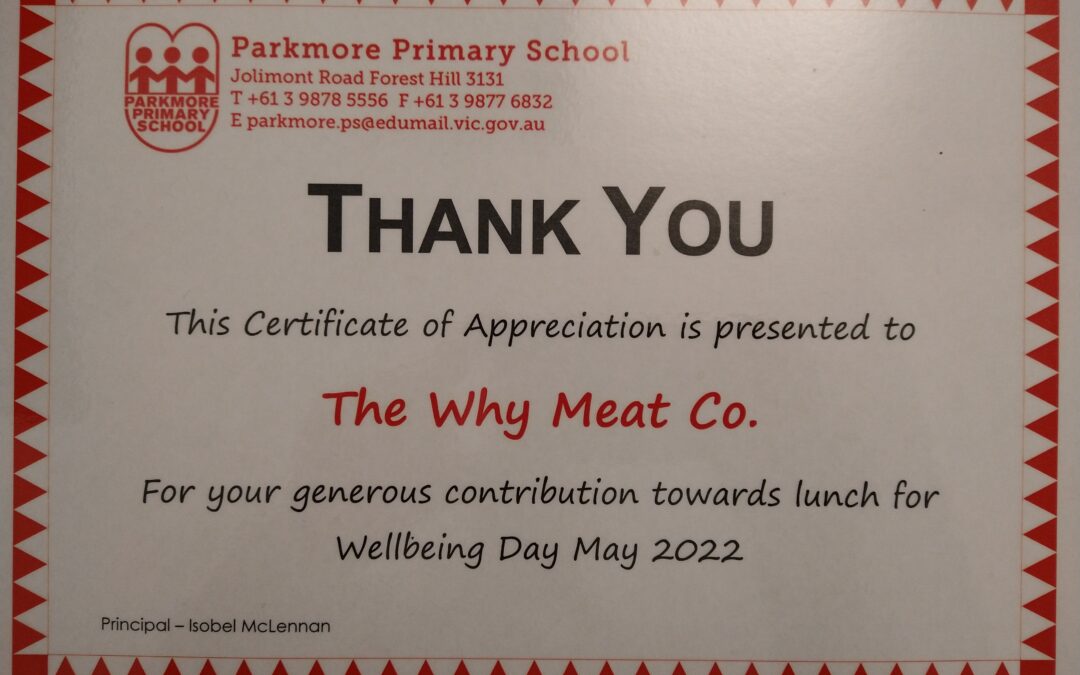 Thankyou Parkmore Primary School