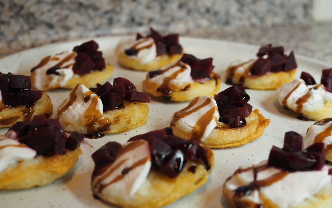 Beetroot & Coconut Sour Cream w Fig Glaze